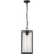 Wheatland 1 Light 7.5 inch Powder Coated Black Outdoor Hanging Lantern